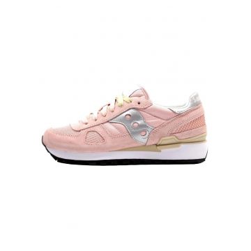 Tenisi dama  Shadow - piele naturala si textil - roz