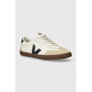 Veja sneakers din piele Volley culoarea alb, VO2003531