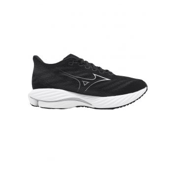 Pantofi alergare barbati  Wave Rider 28 2E Wide SS 2025 Negru/Alb