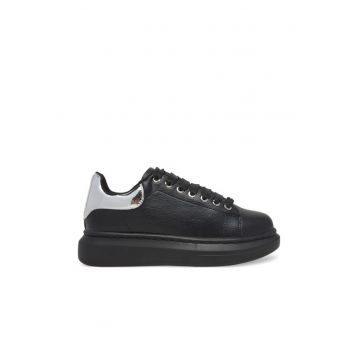 Pantofi sport dama  305062994 - Piele naturala - Negru - Negru