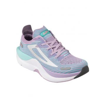 Pantofi sport Shocket Run -  Sintetic/Textil - Alb/Mov