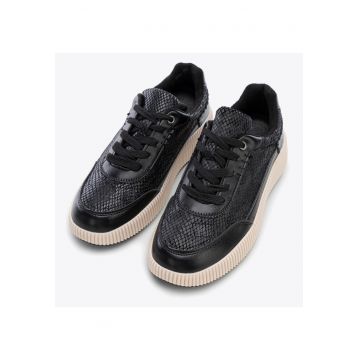 Tenisi dama  piele ecologica - negru