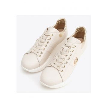 Tenisi dama  piele naturala - talpa de cauciuc - bej