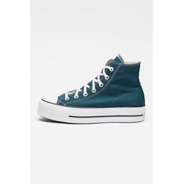 Tenisi din panza cu talpa flatform Chuck Taylor All Star Lift