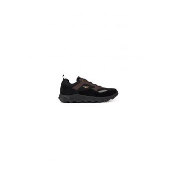 Pantofi sport barbati  305199447 - Piele naturala - Negru