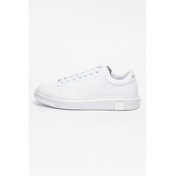 Pantofi sport din piele cu model uni