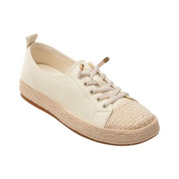 Pantofi sport EPICA albi, 552, din piele naturala