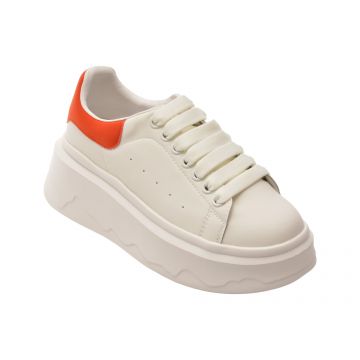 Pantofi sport FLAVIA PASSINI albi, 3F612, din piele naturala