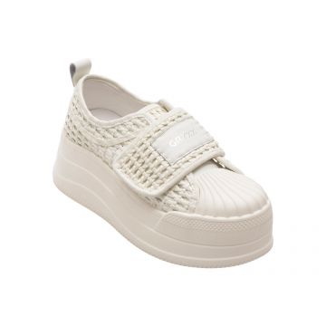 Pantofi sport GRYXX albi, 6771, din piele ecologica