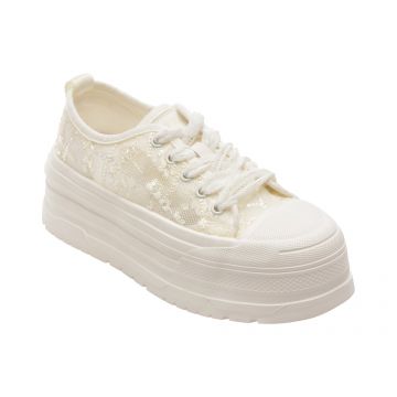 Pantofi sport GRYXX albi, C1190, din material textil