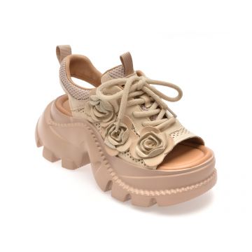 Pantofi sport GRYXX bej, 56288, din piele naturala