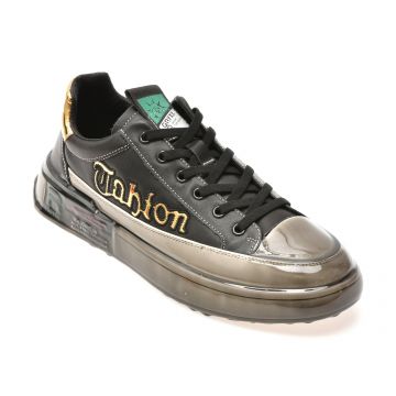 Pantofi sport GRYXX negri, 9697, din piele naturala