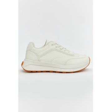 Pantofi sport low-cut din piele ecologica