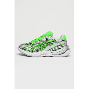 Pantofi sport wedge Inverse RIPNDIP cu strat exterior din piele