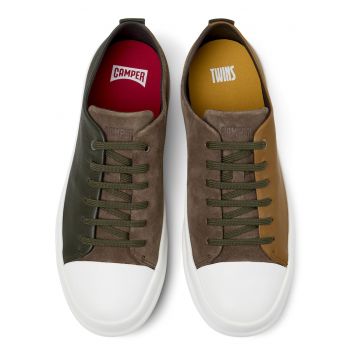 Pantofi sport de piele nabuc Chasis Twins