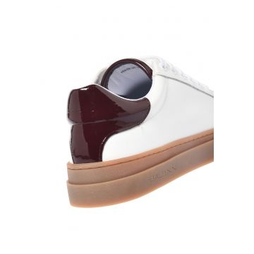 Pantofi sport din piele cu model uni