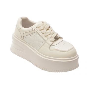 Pantofi sport FLAVIA PASSINI albi, 5091, din piele naturala