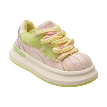 Pantofi sport GRYXX roz, 3708, din piele naturala