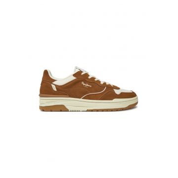 Sneakers Chester Air M PMS00033 Maro -  Piele naturala
