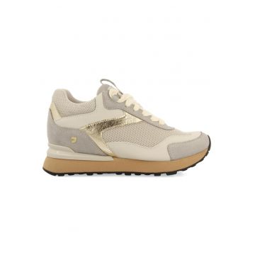 Pantofi sport cu insertii de piele intoarsa