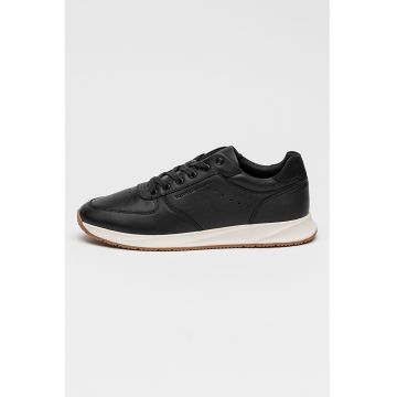 Pantofi sport din piele cu logo discret Premium