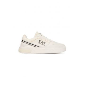 Tenisi unisex - Emporio Armani  piele ecologica - crem