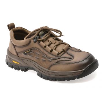 Pantofi sport BITE THE BULLET kaki, 61909, din piele naturala