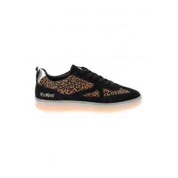 Pantofi sport de piele cu animal print