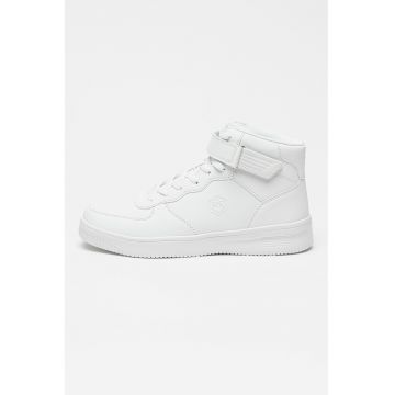 Pantofi sport de piele ecologica cu velcro