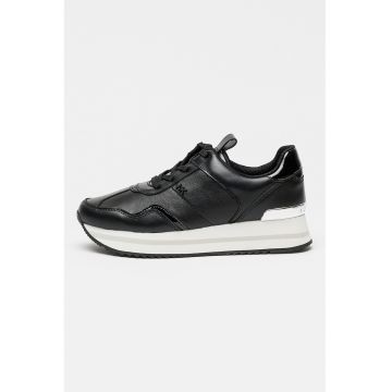 Pantofi sport din piele cu aplicatie logo discreta Raina