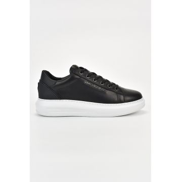 Pantofi sport din piele cu detalii logo