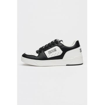 Pantofi sport din piele cu garnituri din piele ecologica