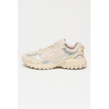 Pantofi sport din plasa cu aspect masiv si detalii cauciucate Outdoor