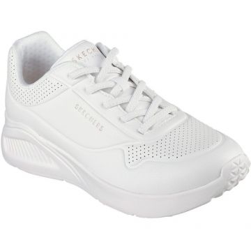 Pantofi sport femei Skechers Uno Lite - Lite Work 177289-WHT