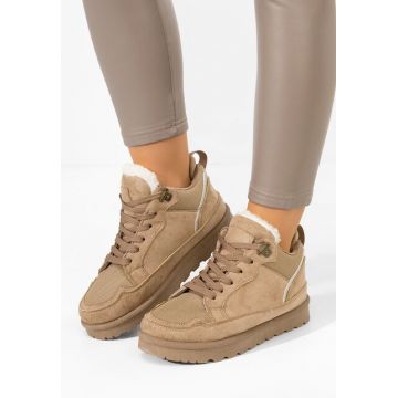 Sneakers dama imblaniti Adisia kaki