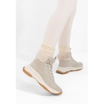 Sneakers dama imblaniti Francia bej