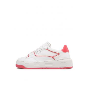 Pantofi sport dama -  Azelea 00453 - piele ecologica - alb -