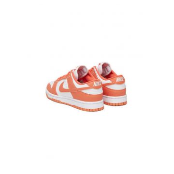 Pantofi sport dama - DD1873 -  Piele ecologica - 37.5 EU - Alb/Portocaliu