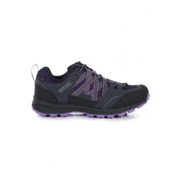 Pantofi sport dama -  Sintetic/Textil - Negru/Violet