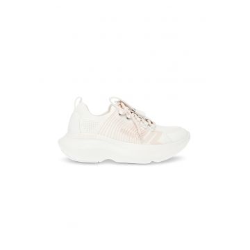 Pantofi sport wedge de material textil