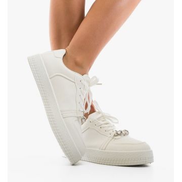 Sneakers dama Myrga Albi