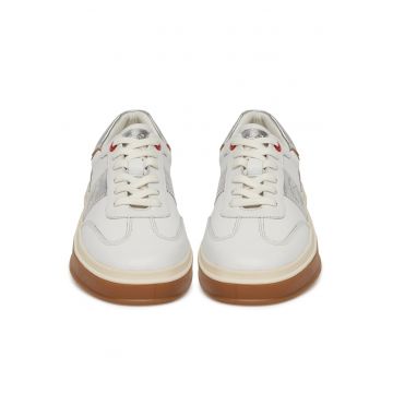 Tenisi dama -  WI34-3410-17438-01 - piele naturala - alb