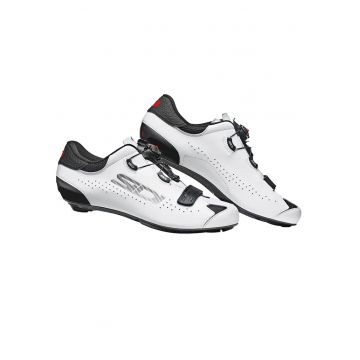 Pantofi ciclism sosea  Sixty - Alb/Negru