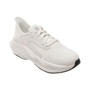 Pantofi sport CLARKS albi, PACE, din material textil