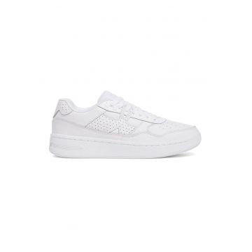Pantofi sport Court 96 low-cut de piele - Alb fildes/Alb murdar