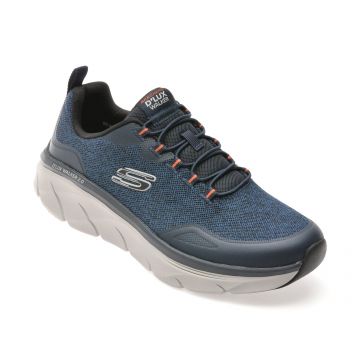 Pantofi sport SKECHERS bleumarin, D LUX WALKER 2.0, din materila textil
