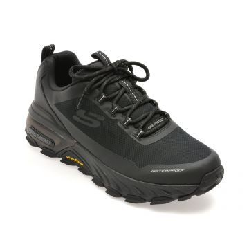 Pantofi sport SKECHERS negri, MAX PROTECT, din material textil