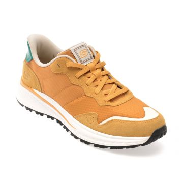 Pantofi sport SKECHERS portocalii, SLADE ULTRA, din material textil