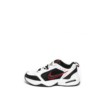 Pantofi cu insertii de piele - pentru antrenament Air Monarch IV - Alb/Negru