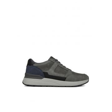 Pantofi sport barbati -  sneakers gri - tesatura